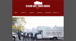 Desktop Screenshot of cleanoutyourhouse.com